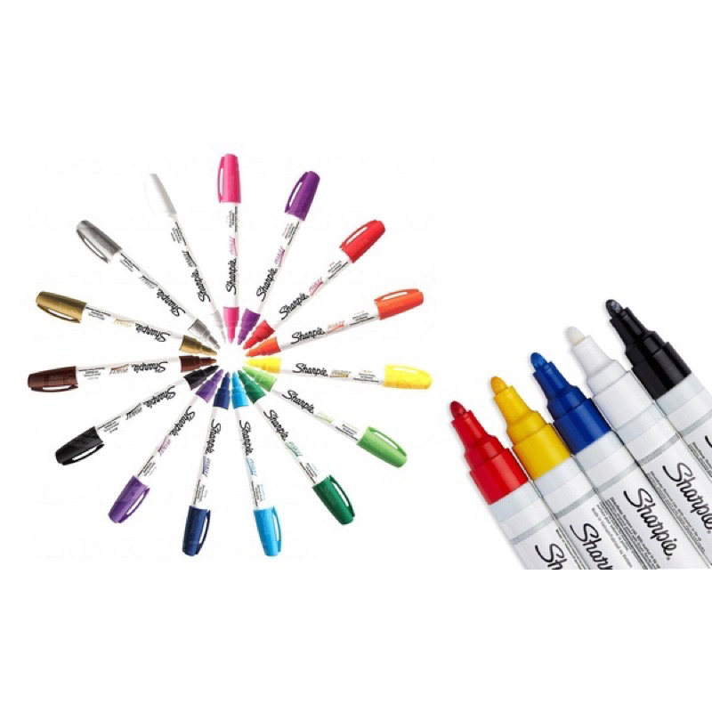 Sharpie Oil Based Paint Marker Extra Fine Fine Medium Tip Shopee