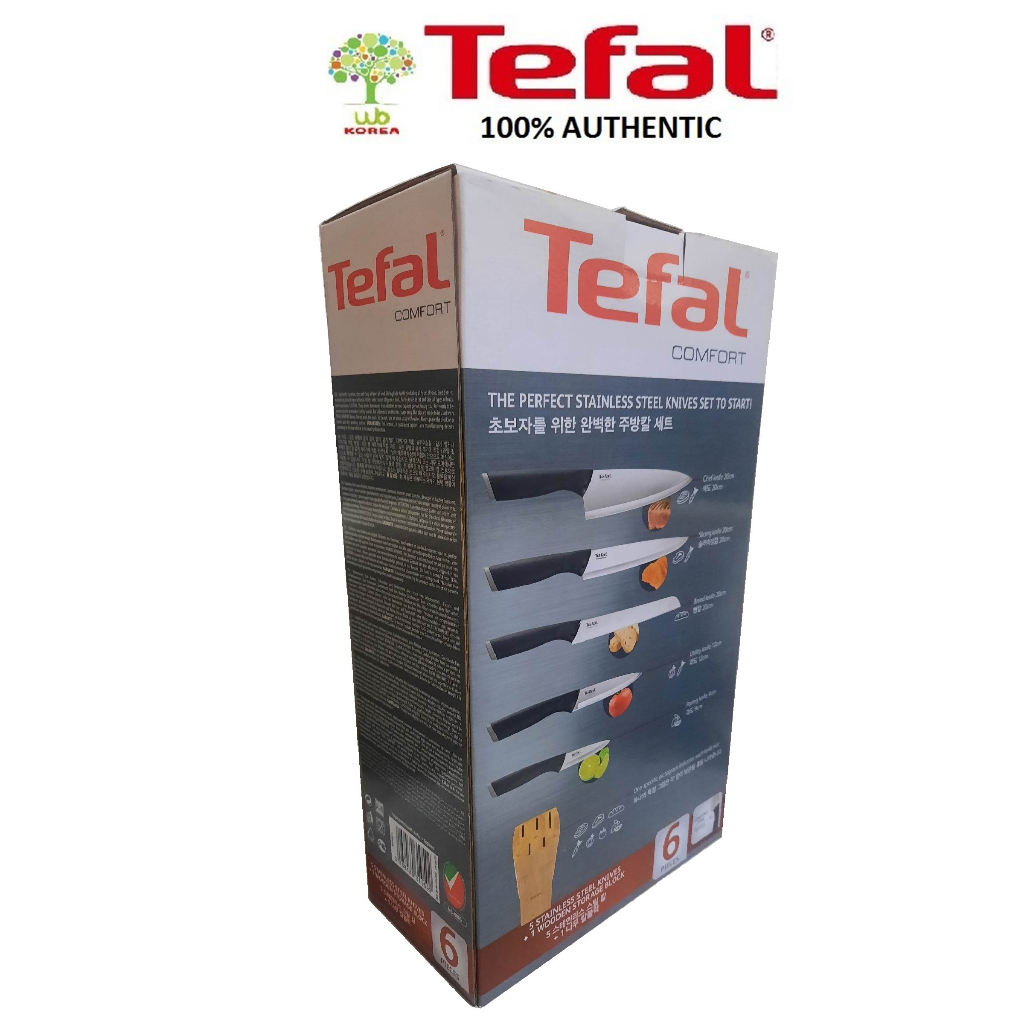 TEFAL Comfort Knives Set (6 Items) Shopee Philippines