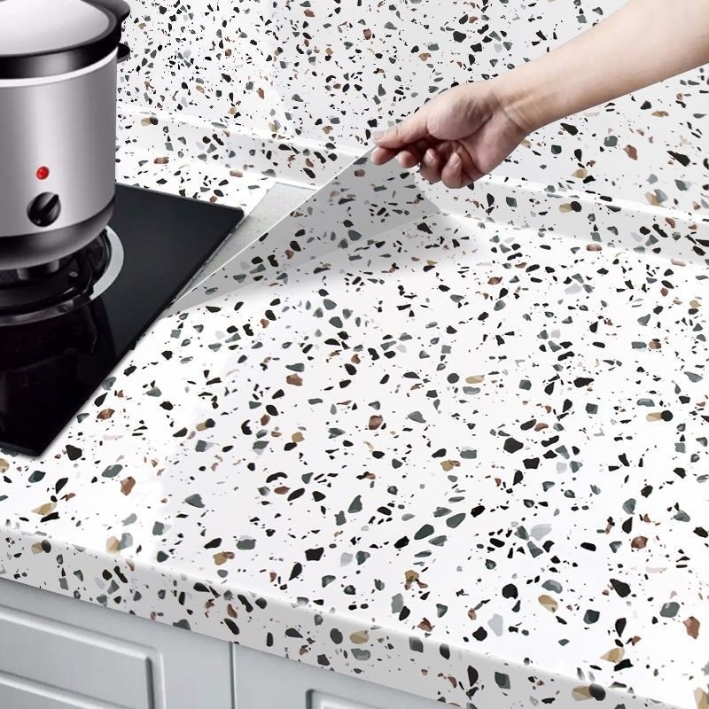 S. shop rocks design kitchen wallpaper self adhesive oil proof