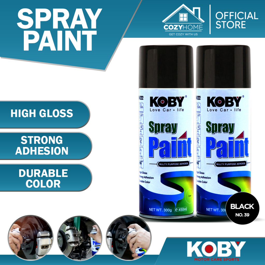 Spray Paint No.39 Black 450ml | Shopee Philippines