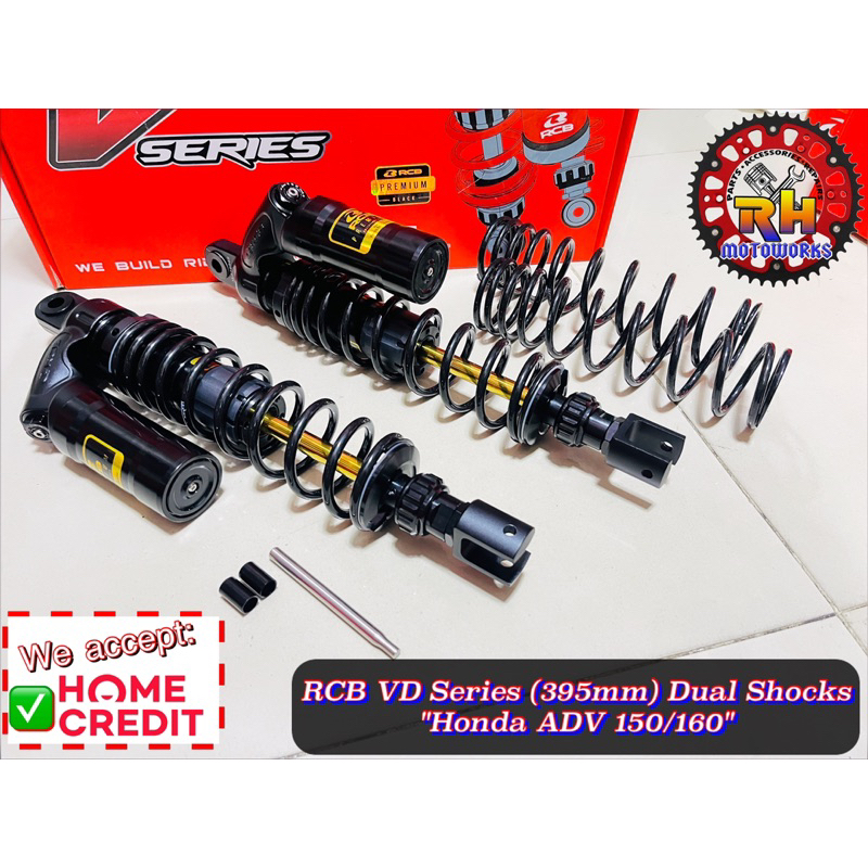 Honda ADV 150/160 RCB VD-SERIES 395mm Dual Rear Shocks | Shopee Philippines