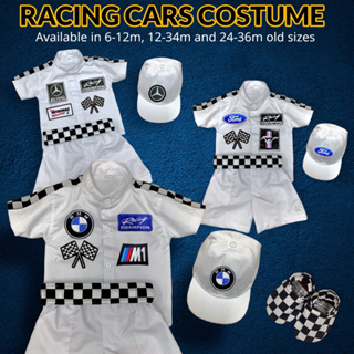 Cars Lightning Mc Queen Inspired Racing Costume for Kids Halloween Outfit  Choose: terno Jacket With Pants or Overall Jumpsuit Style 