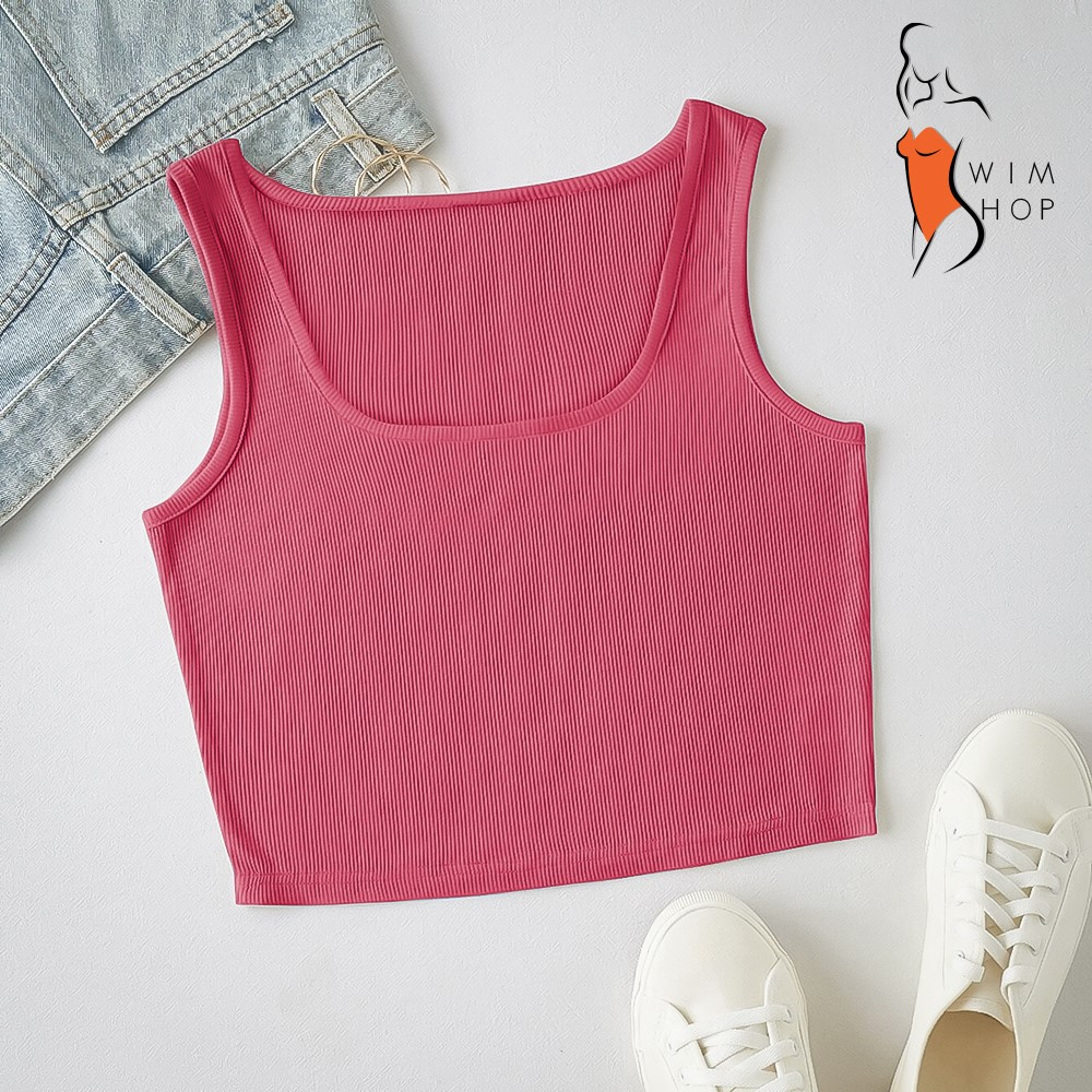 SS IVANA Square Neck Sando Croptop Tank Tops for Women wt0175 | Shopee ...