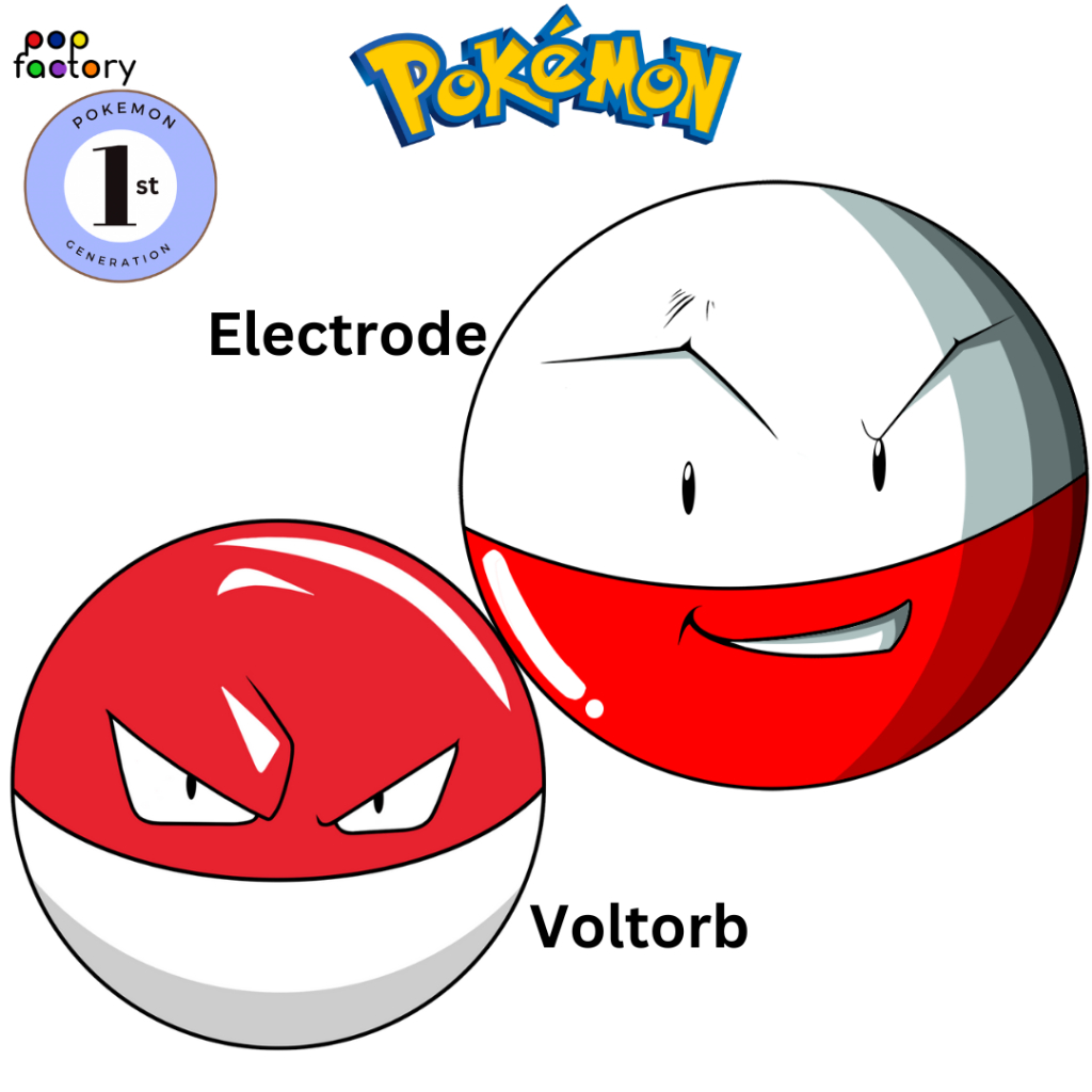 Voltorb & Electrode Pokemon Cards TCG (1st Gen Pokemon) Shopee