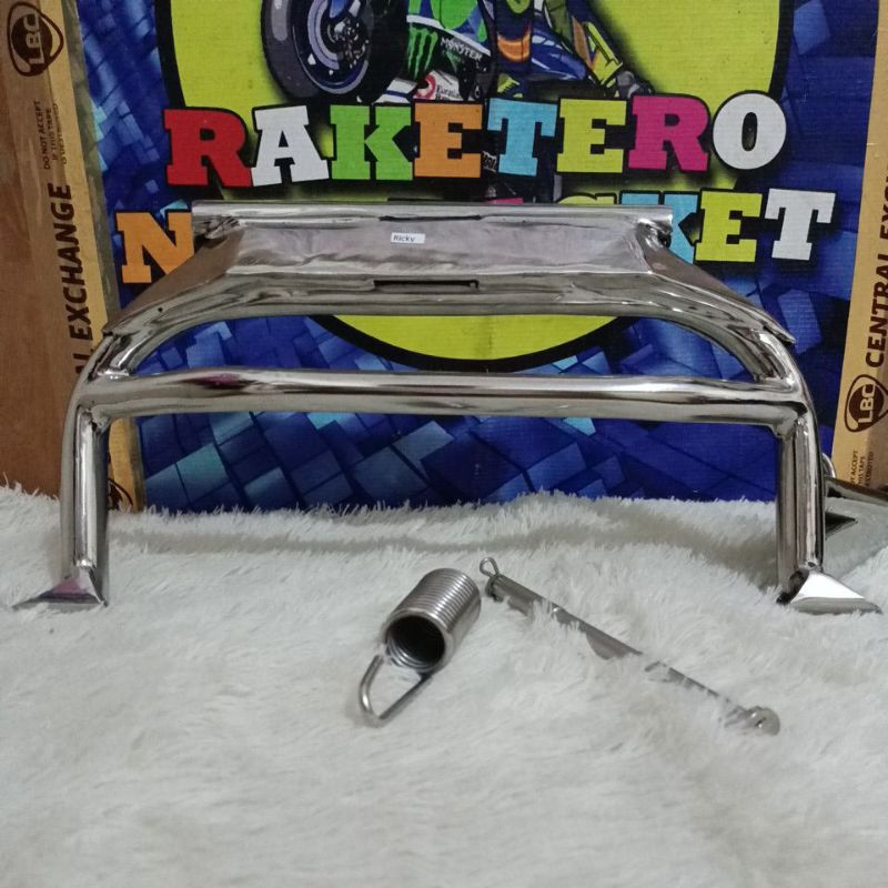 YAMAHA XMAX 300 STAINLESS CENTER STAND W.CENTER SPRING1ONLY W.AXLE ...