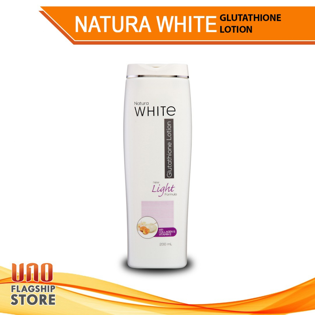 NEW UNO NATURA WHITE GLUTATHIONE LOTION NEW LIGHT FORMULA WITH COLLAGEN