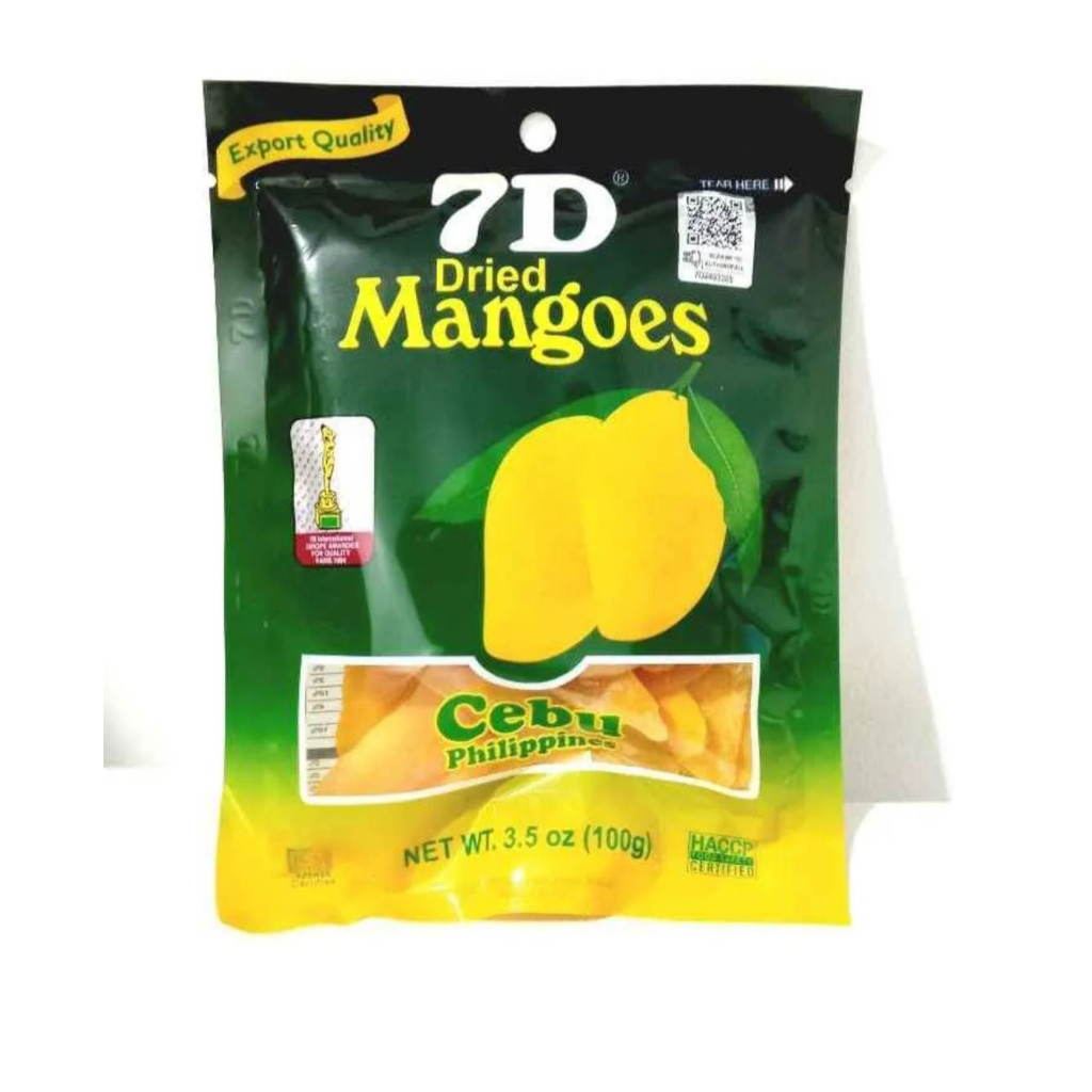 7D Dried Mangoes 200 grams/100 grams per pack | Shopee Philippines