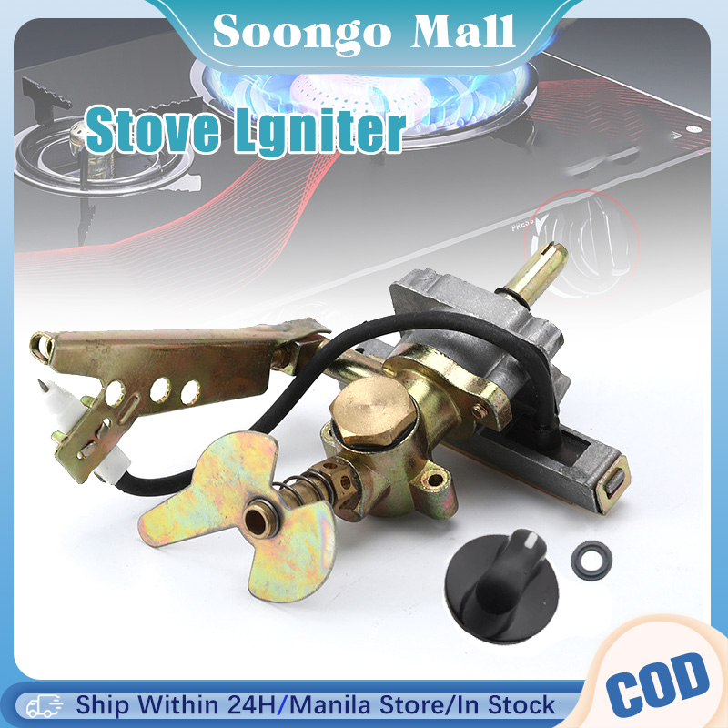 Stove Gas Igniter Switch Gas Stove Valve Switch with Knob Stove