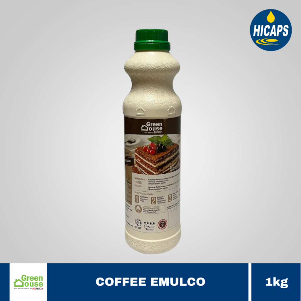 Hicaps Greenhouse Coffee Emulco 1Kg (Flavor And Color) Shopee Philippines