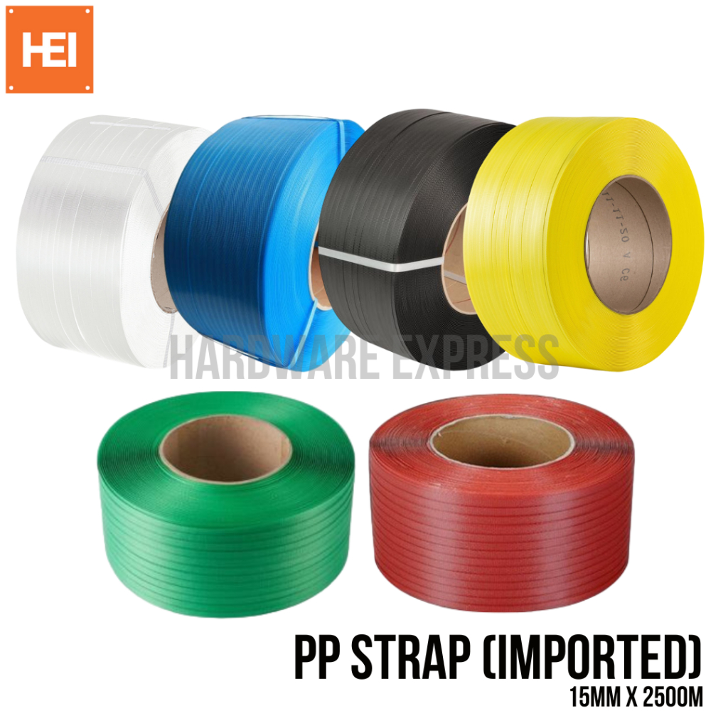 PLASTIC PP STRAP IMPORTED 15MM X 2500MTRS Shopee Philippines