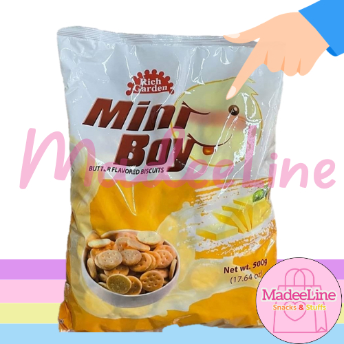 Mini Boy Biscuits Pasalubong Snacks 500g | Shopee Philippines