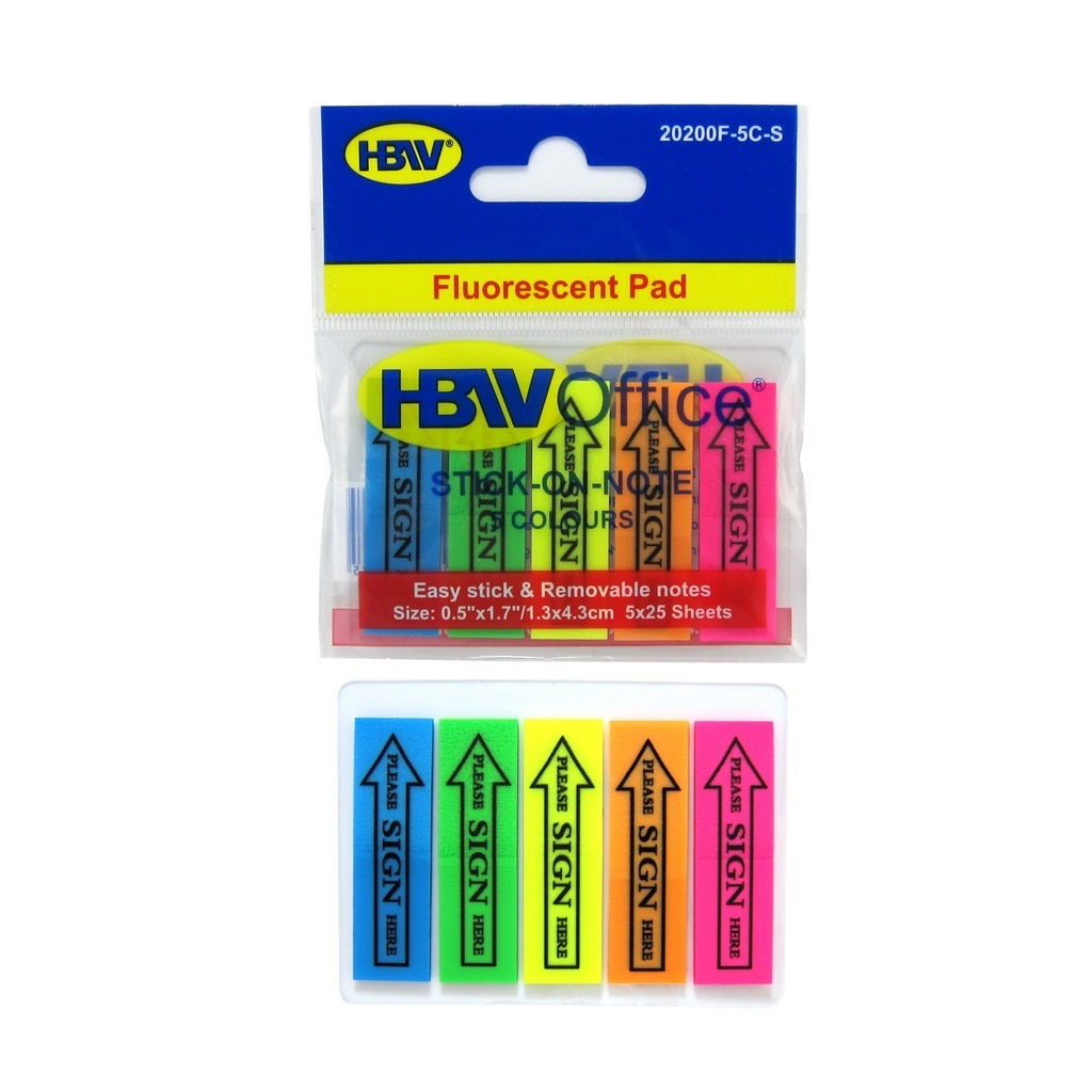 Hbw sign here sticky note pad shopee philippines