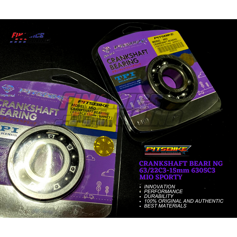 YAMAHA MIO SPORTY CRANKSHAFT BEARING (6305,63/22) PITSBIKE Shopee