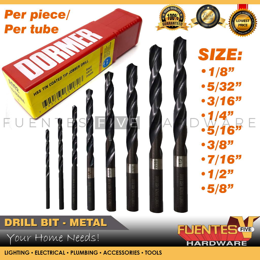 Dormer Drill Bit For Metal Per Piece Shopee Philippines