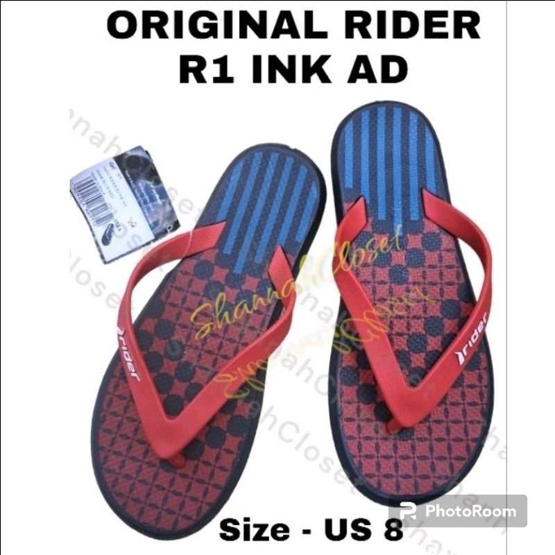 ORIGINAL RIDER R1 INK AD FLIP FLOPS FOR MEN SIZE US 8 | Shopee Philippines