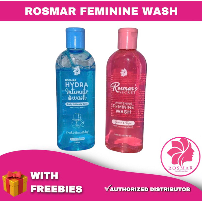 Rosmar Secret Whitening Feminine Wash & Hydra Intimate Wash Shopee