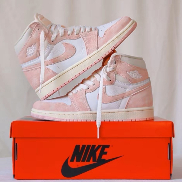 EASYRUN UA Shoes Air Jordan 1 Coconut Milk and Sail Highcut Casual