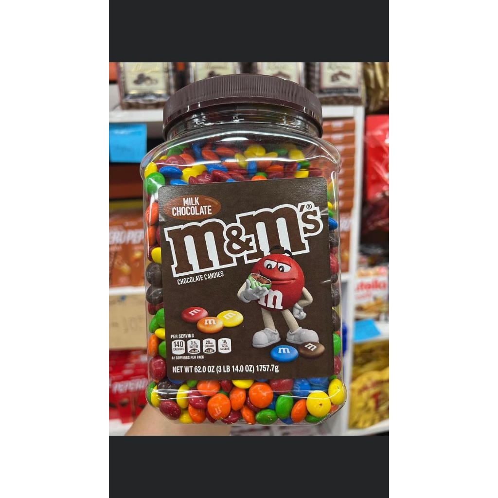 M&M's Milk Chocolate Jar 62 oz | Shopee Philippines