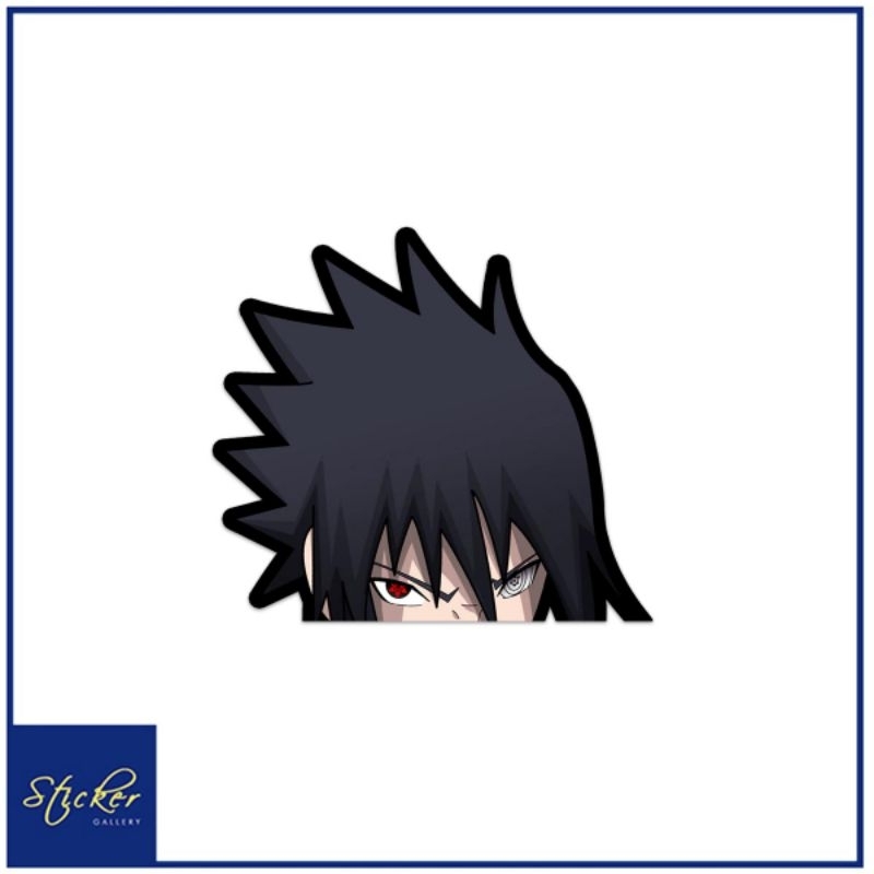 SASUKE ANIME PEEKER WATERPROOF STICKER | Shopee Philippines