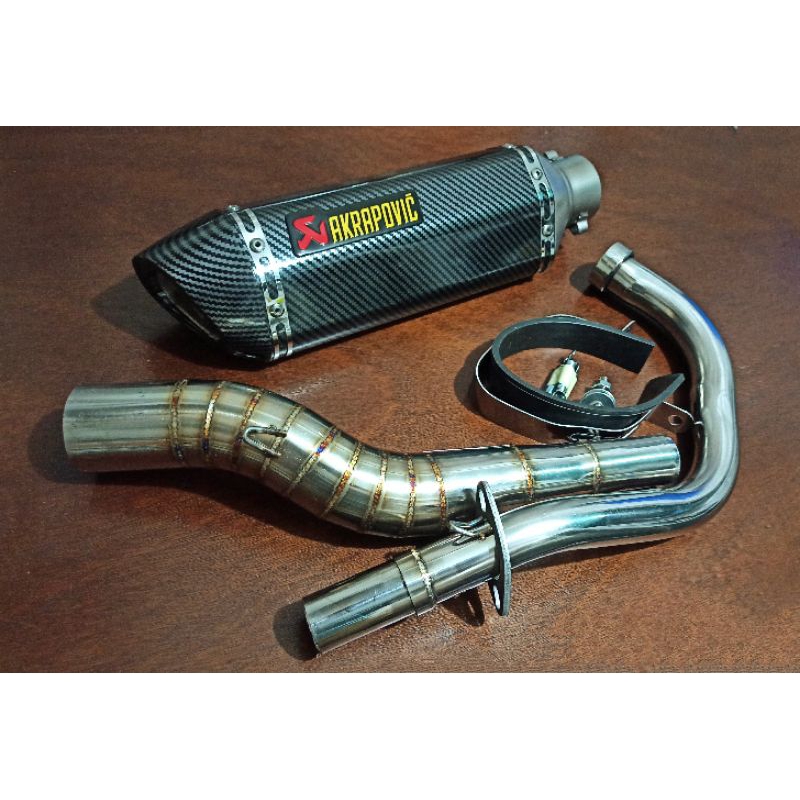 SC / Akrapovic Full Set Muffler for Yamaha Sniper 150 155 Y15ZR Y16ZR ...