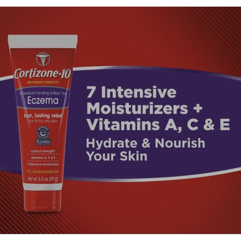 Cortizone 10 Intensive Healing Lotion for Eczema 3.5 oz Shopee