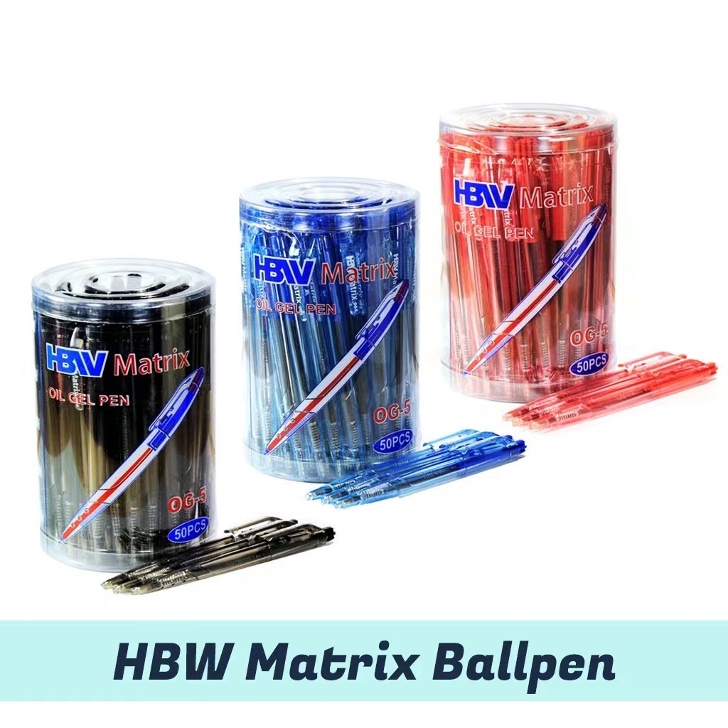 Original HBW matrix Ballpen (50pcs) | Shopee Philippines