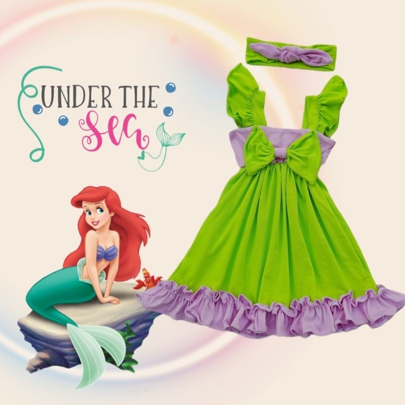 Lulu Disney Small Princess Inspired Dress baby girl ootd baby dress ootd for 1 3 years old