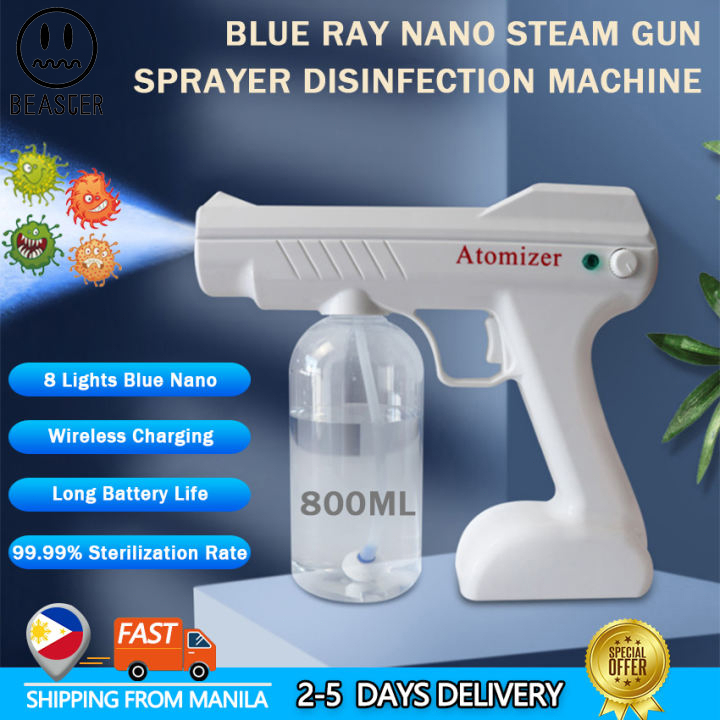 Alcohol Spray Gun Nano Disinfection Alcohol Atomizer USB Charging