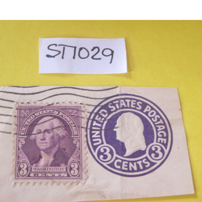 ST1029 USA POSTAGE STAMPS COLLECTION EMBOSSED CUT AIRMAIL STAMPS ,19301945, Rare, 2 pcs