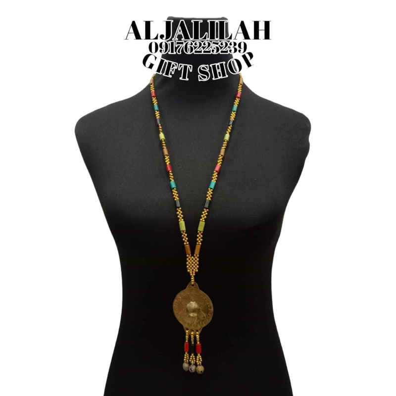 Agong brass necklace bamboo beads | Shopee Philippines