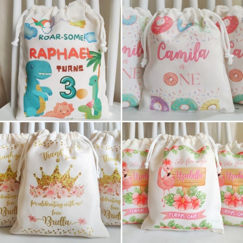 Personalized Giftbags/ Party lootbags / Katsa Lootbags/ Party Souvenir