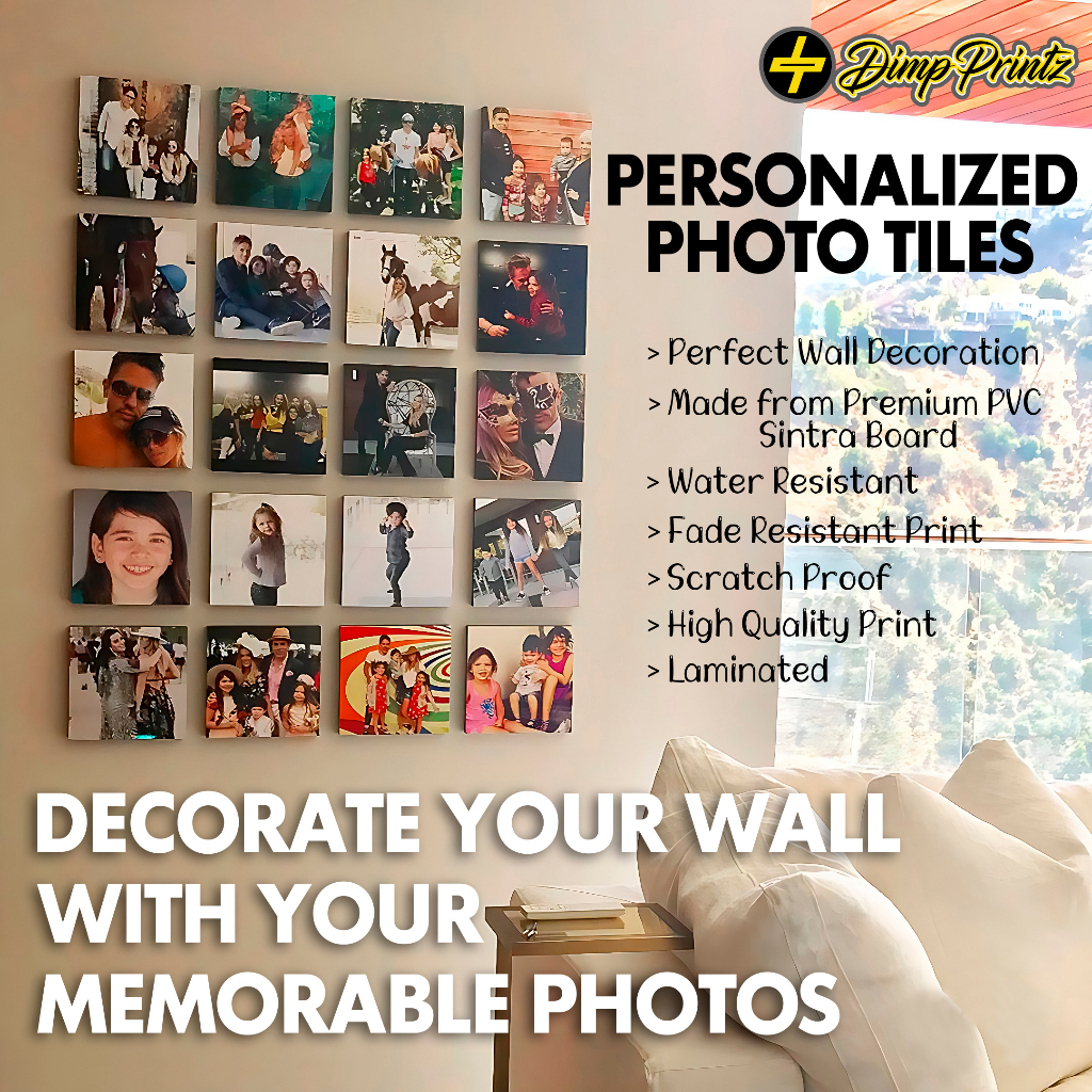 DimpPrintz - Personalized Photo Tiles Wall Decor Personalized Sintra ...