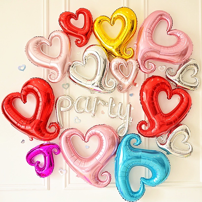 18 inch Heart Love shape Foil Balloon Birthday Wedding Party Needs # ...