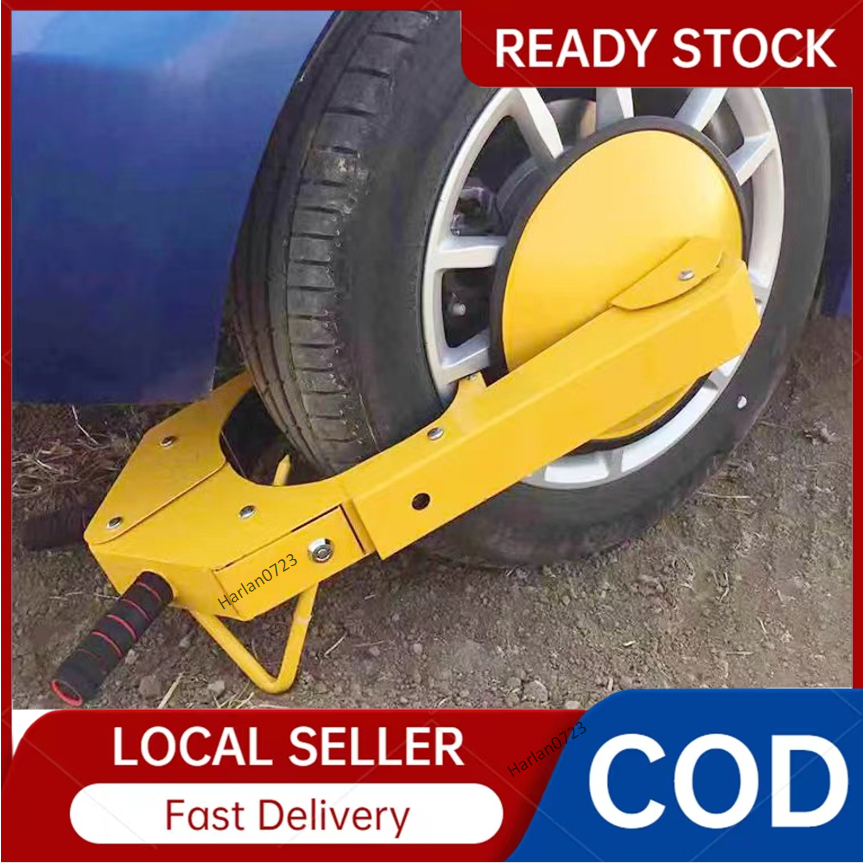 Heavy Duty Car Tire Claw Chuck Tire Lock Suction Cup Tire Clamp Lock