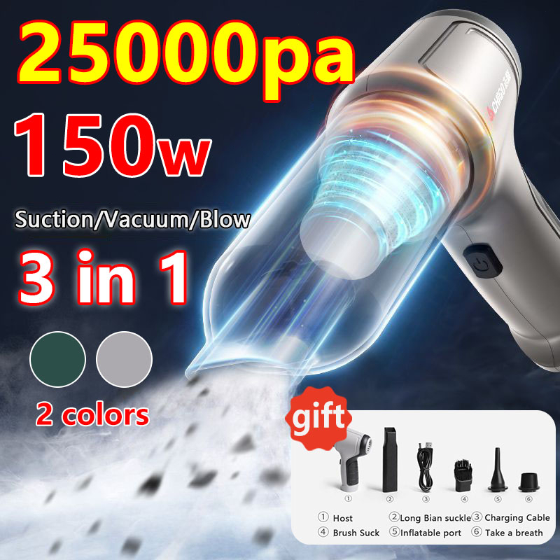 Car vacuum cleaner 3in1portable mini vaccum cleaner handheld wireless