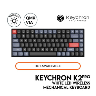 Keychron K2 Pro TKL Hotswap Bluetooth RGB Win + Mac Double Shot PBT  Mechanical Keyboard