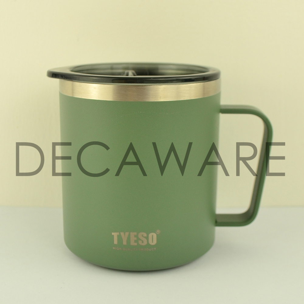 Original Tyeso Vacuum Insulated Thermos Flask Mug With Handle And Lid