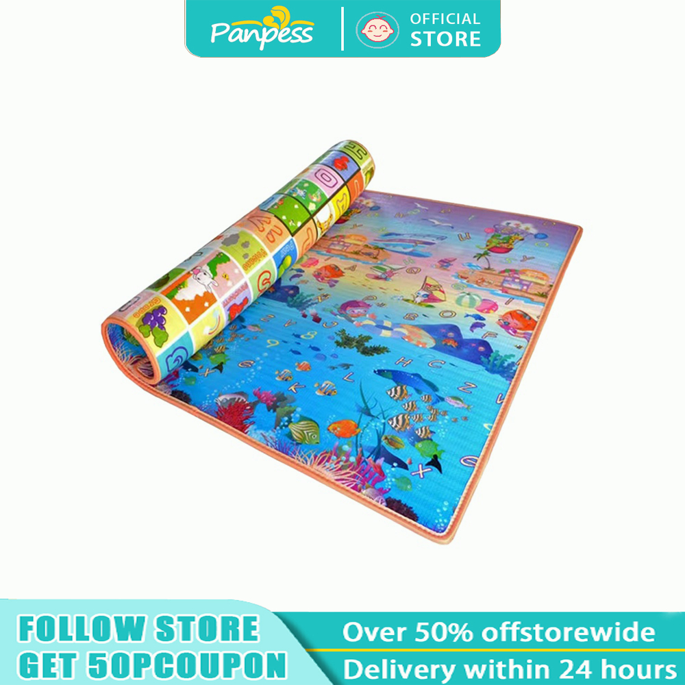 Foldable Baby Play Mat Foam Playmat Crawling Pad Carpet Toddler Playing 