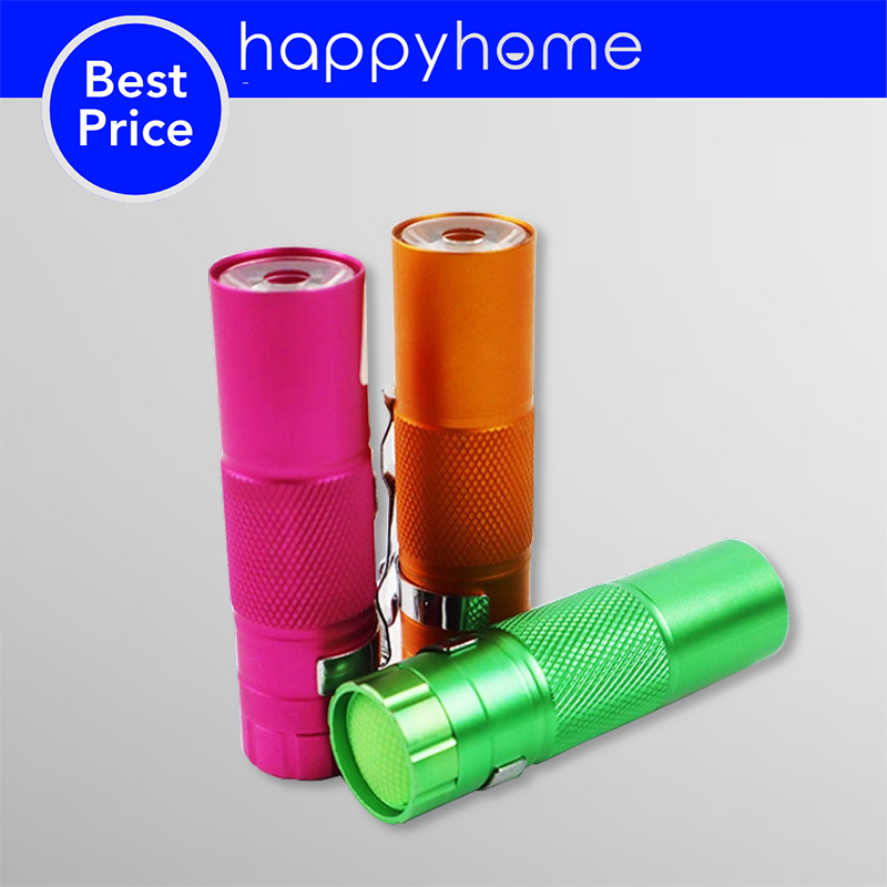 Portable Mini LED Flashlight Battery Operated (Random Colors) | Shopee ...