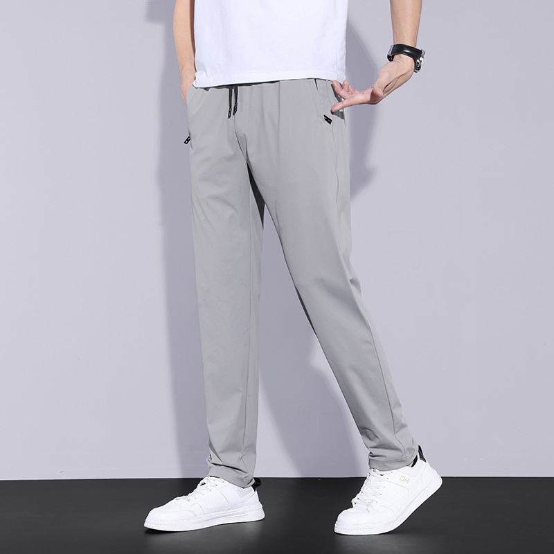 Casual pants Men's Slim Fitting Straight Tube Pants Men's Joggers Pants ...