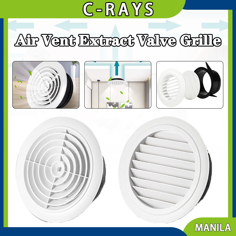 Air Vent Valve Grille Round Ducting Ceiling Wall Hole Air Vent Grille ...