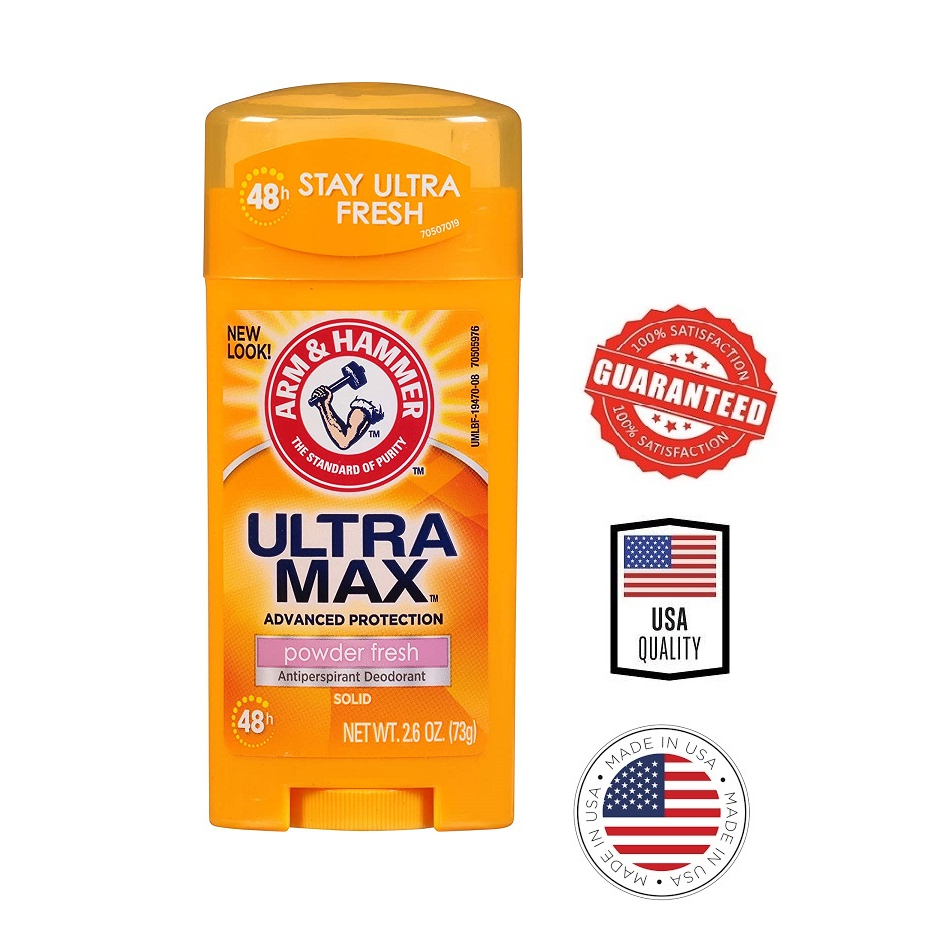 Arm & Hammer UltraMax Antiperspirant Deodorant Solid Powder Fresh 48hr