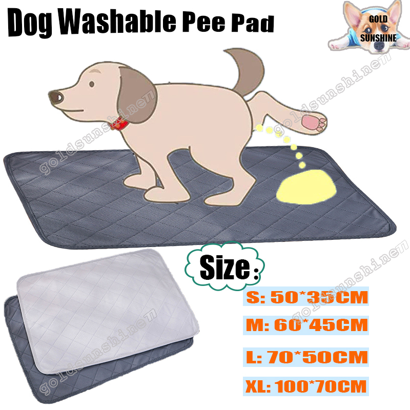 Washable Dog Pee Pad and Reusable Fast Absorbing Nonslip Dog Mat Dog