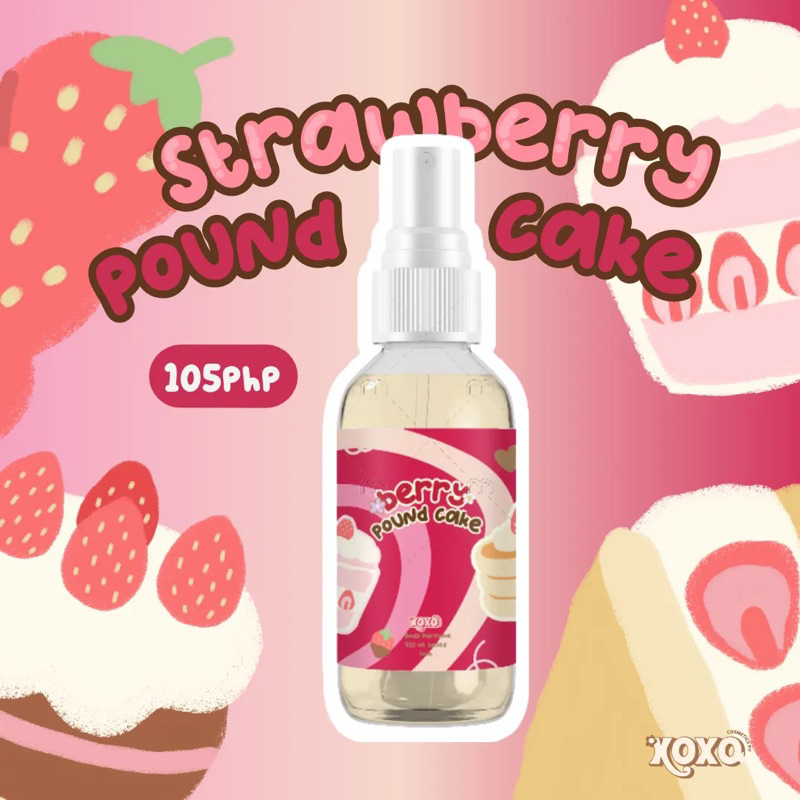 TikTok trending Berry Pound Cake scent 50ml | Shopee Philippines