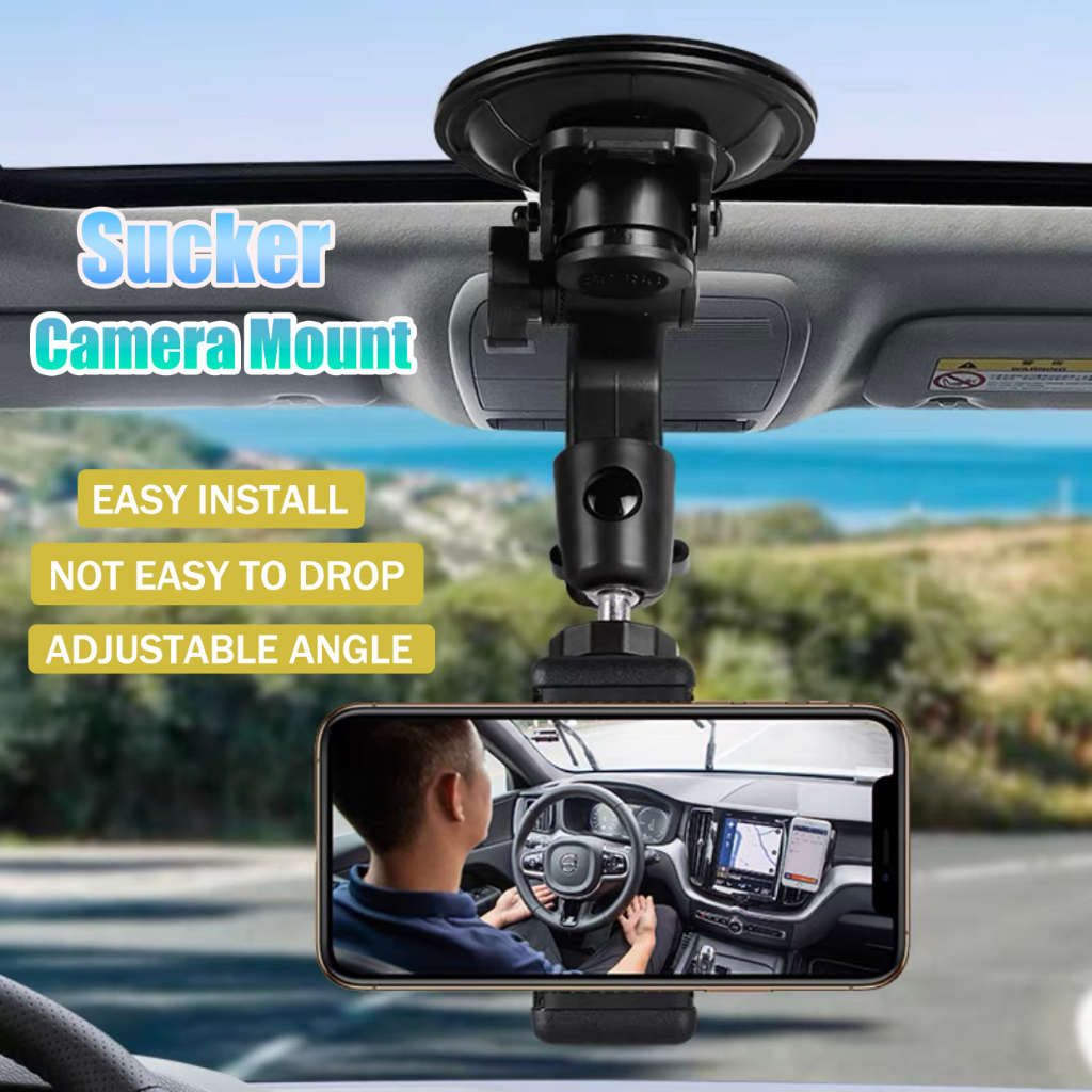 Camera Sucker Mount Car Windshield Camera Mount Tripod Car mobile phone