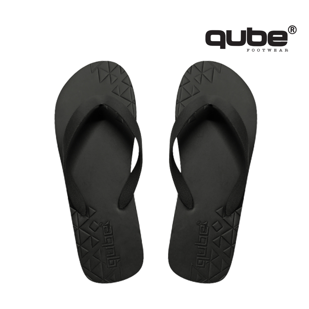 Qube Men's Slippers Apollo in Black | Shopee Philippines