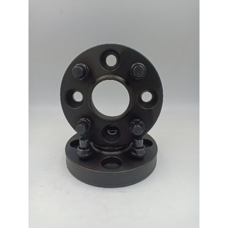 4x100 To 4x114.3 Wheel Adapters 15mm (0.6 Inch) - 6061-T6 Forged Hubcentric - 57.1mm Center Bore M12x1.5 Studs - Fits Vehicles With 4x100 Pattern & 57.1mm Hub Bore For 4x114.3 Wheels