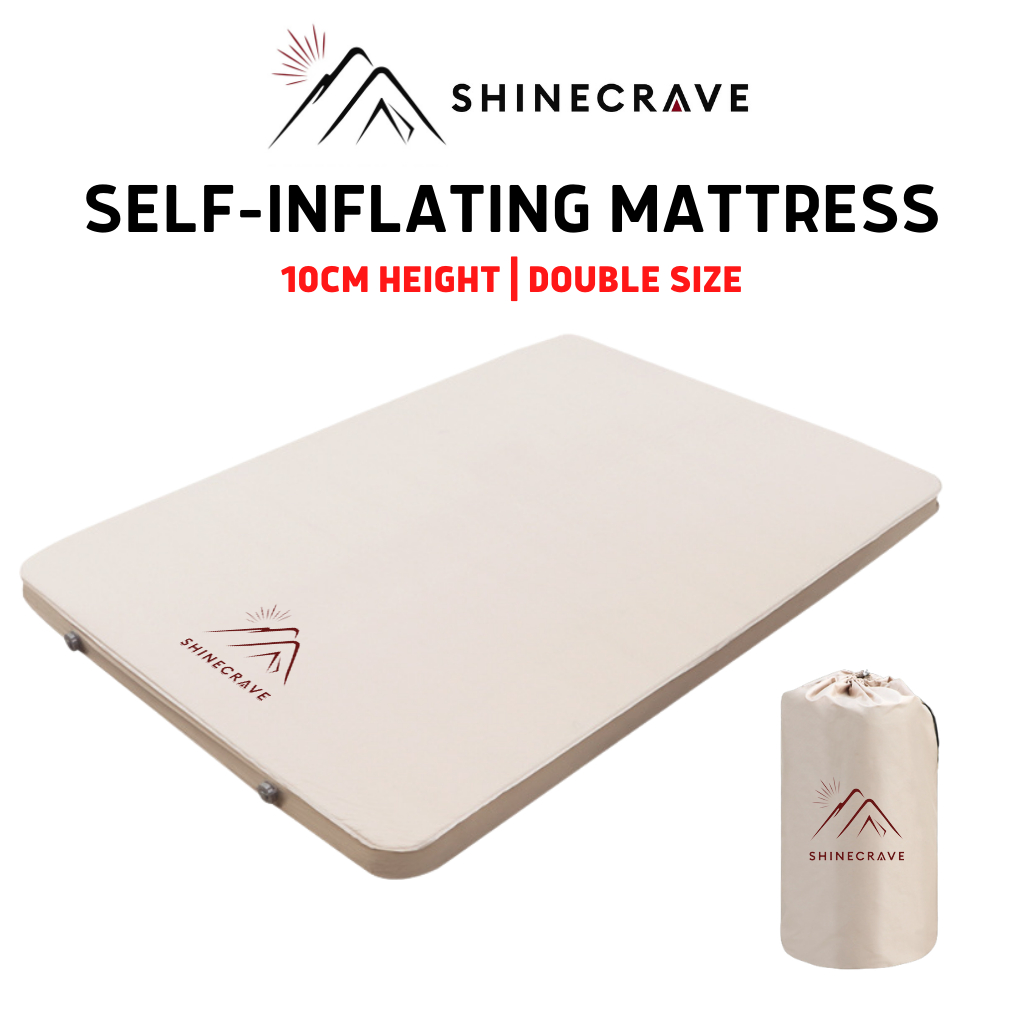 SHINECRAVE Self-inflating Inflatable Mattress | Double Sizes | 10cm ...