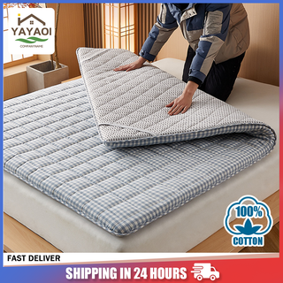 Hotel Quality Mattress Topper 10cm Deep Thick Single Double King Super  Mattress Topper Strong Straps Thick Topper Comfy Mattress 