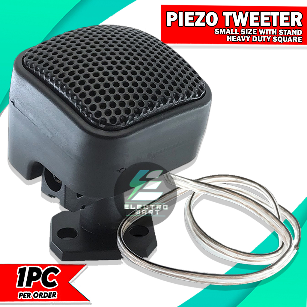 E MART Small Piezo Tweeter with Stand – High-Frequency Audio Speaker ...